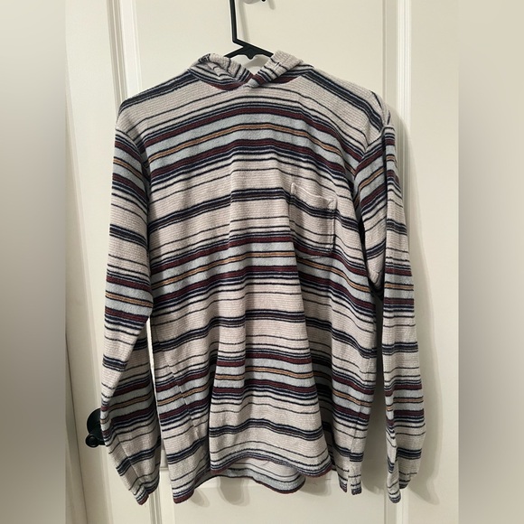 Billabong Small Beach Unisex Striped Hoodie (soft towel fleece material) - Picture 1 of 8